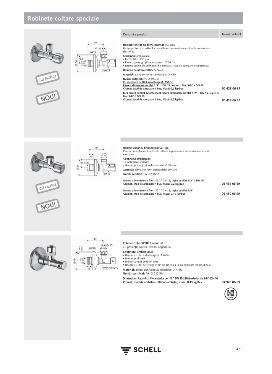 Pagina 171-Schell - Catalog general - 2020-2021  Catalog, brosura Romana n fabrică la 7 sec)
• Temperatură ...