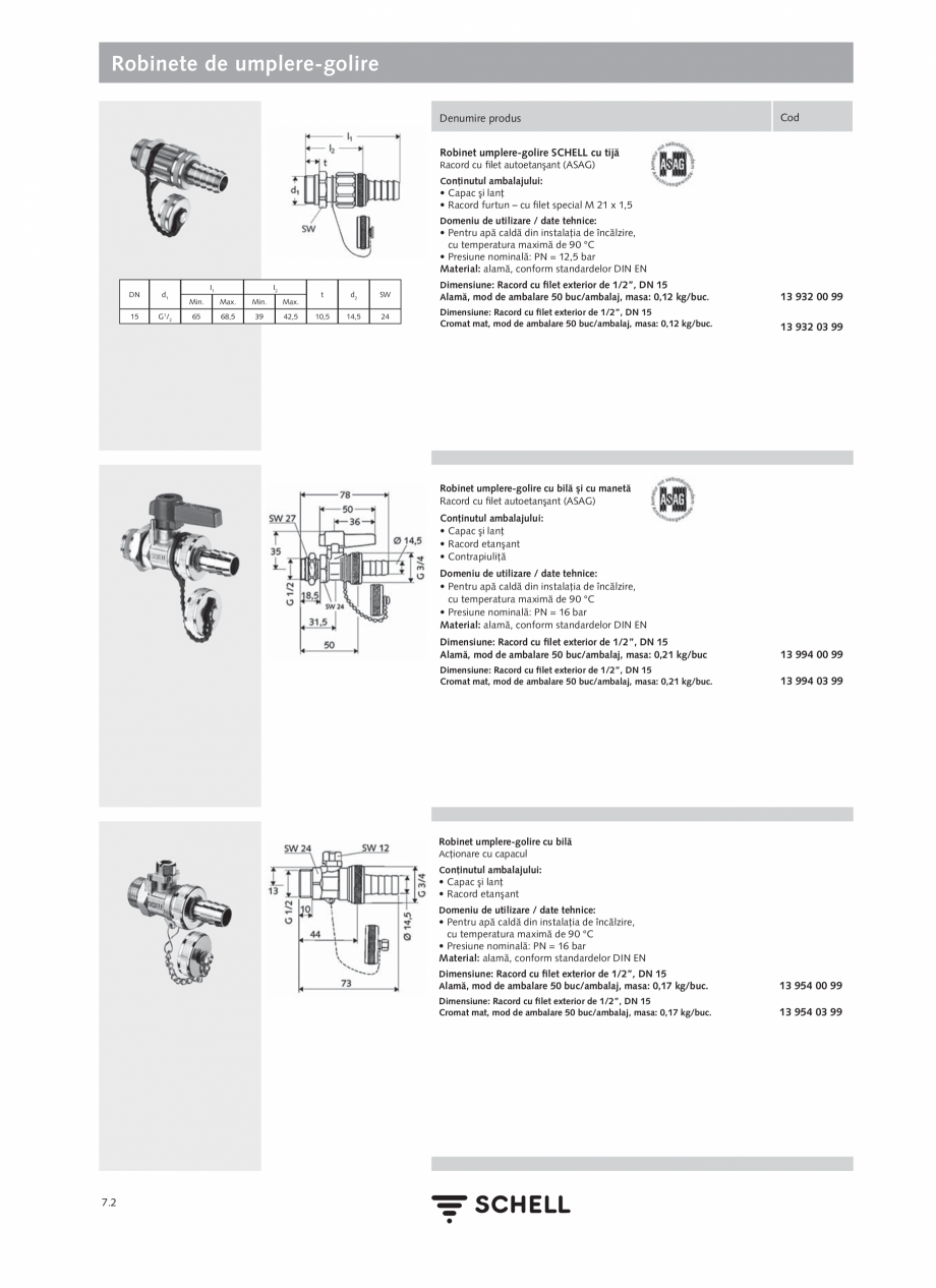 Pagina 182-Schell - Catalog general - 2020-2021  Catalog, brosura Romana ETIT SC
Prelungitor de 60 mm...