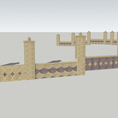 Prefabet Modele panouri - Garduri modulare din beton pentru curte si gradina Prefabet