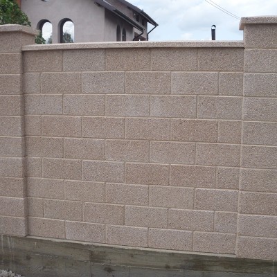 Prefabet Gard din beton - detaliu - Garduri modulare din beton pentru curte si gradina Prefabet