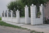 Garduri modulare din beton pentru curte si gradina