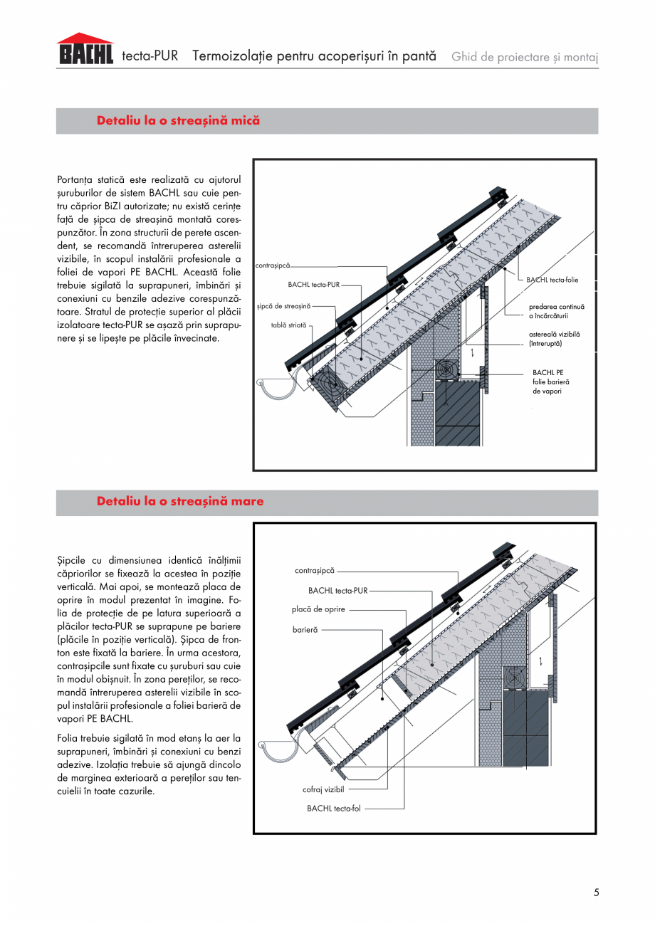 Pagina 5 - Termoizolatie pentru acoperisuri in panta - Ghid de proiectare si montaj BACHL...