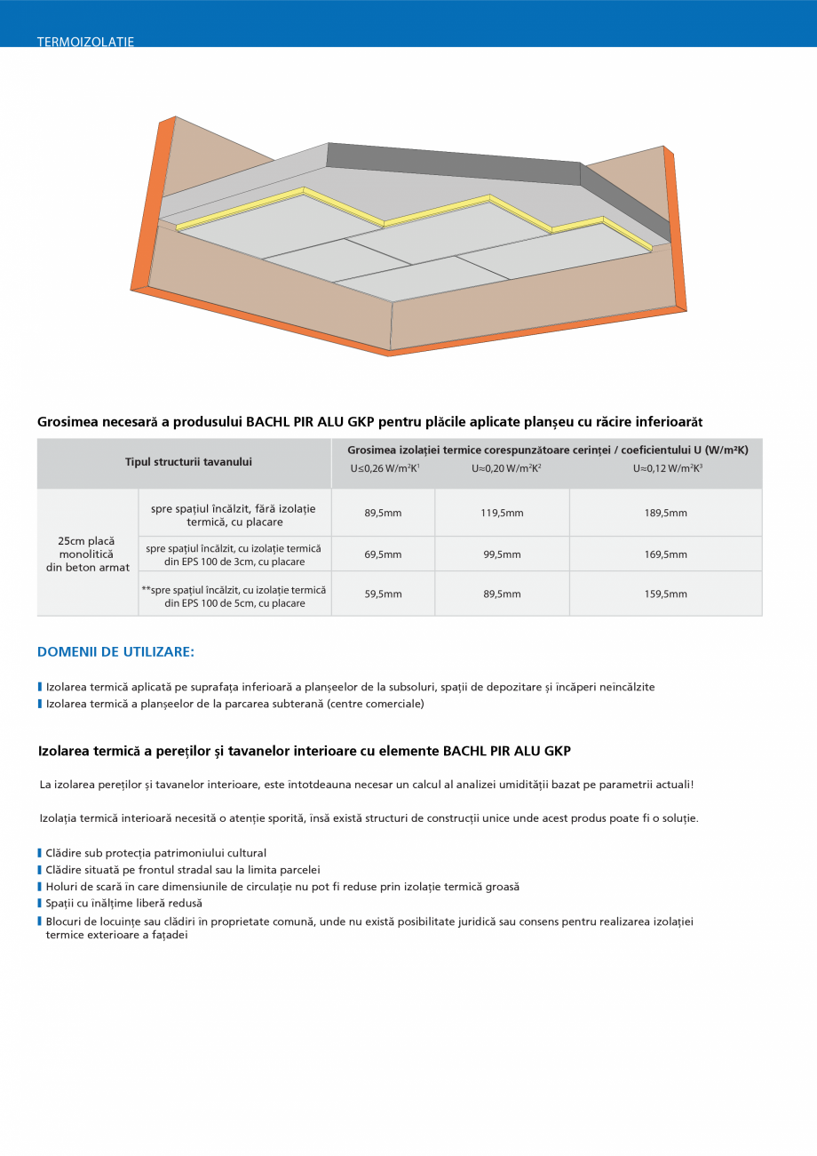 Pagina 3-Placi termoizolante din spuma rigida BACHL PIR ALU GKP Fisa tehnica Romana rpendicularã pe...