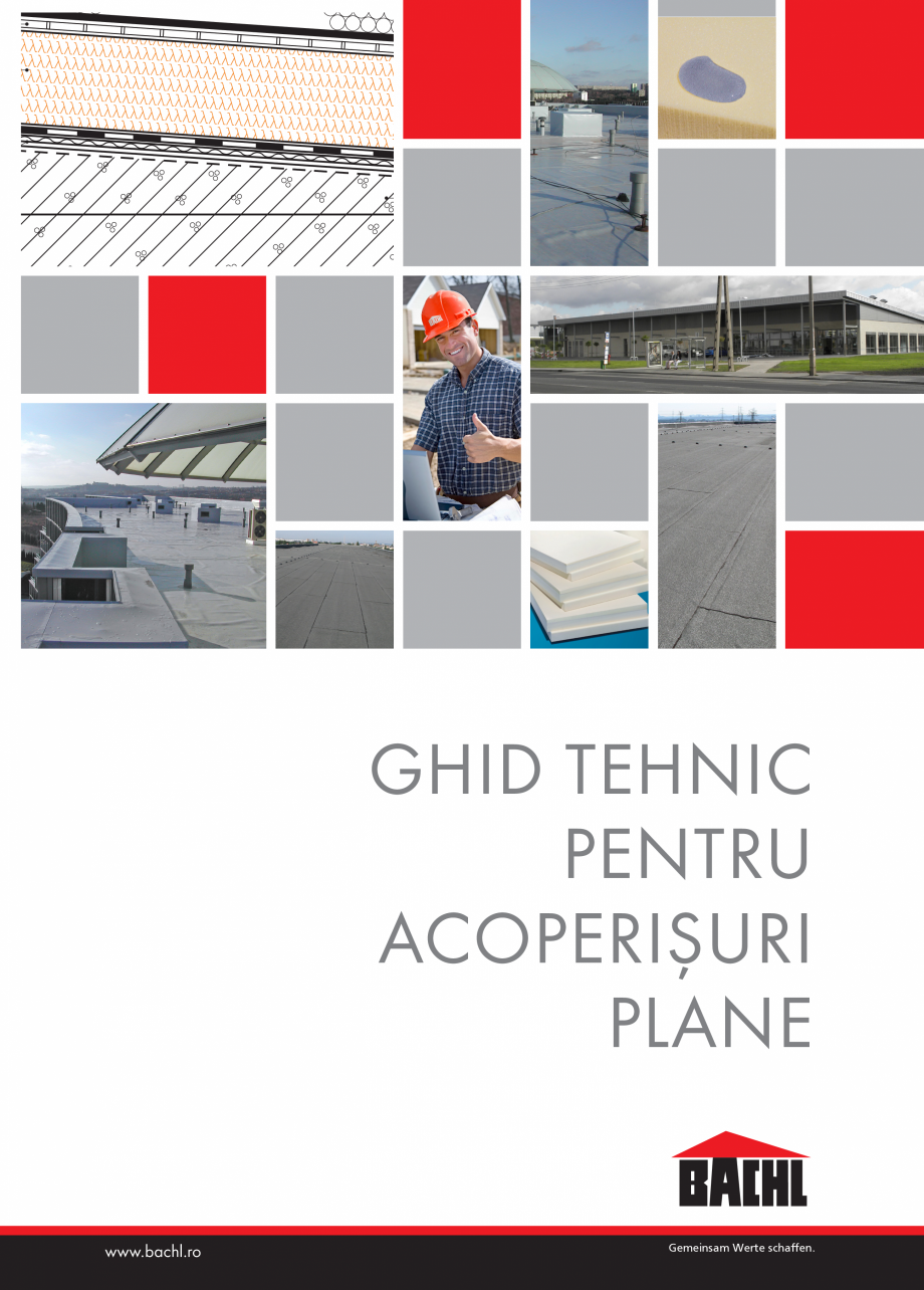 Pagina 1-Ghid tehnic pentru acoperisuri plane BACHL PIR ALU, PIR MV, Vacuboard Instructiuni montaj, utilizare...