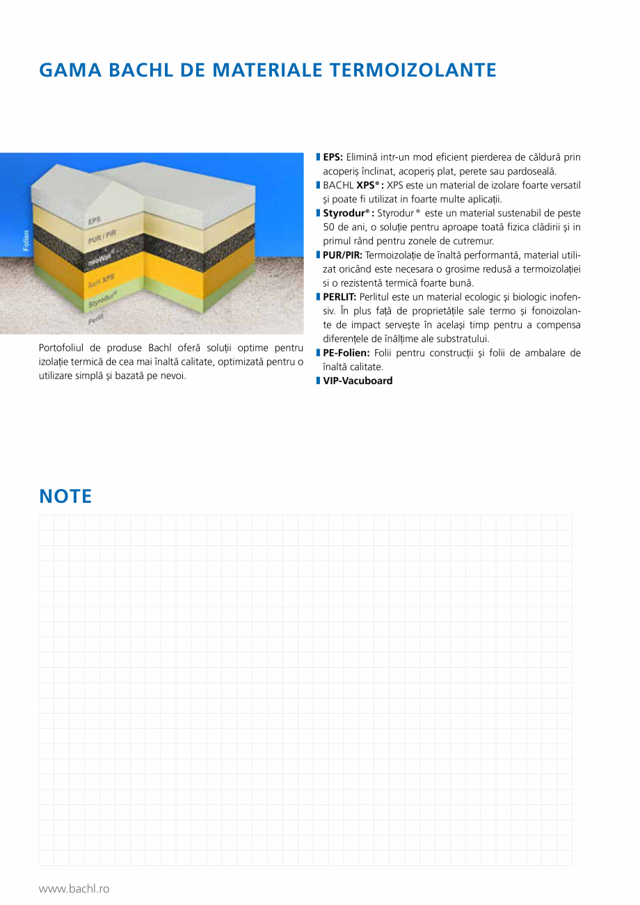 Pagina 5-Panou de izolare termica BACHL Vacuboard Fisa tehnica Romana nofensiv. În plus față de...