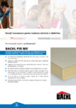 Placi termoizolante rigide din poliuretan BACHL - PIR MV