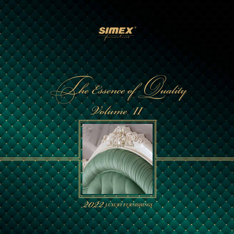 Pagina 1-Catalog mobila SIMEX The Essence of Quality - Volum 2  Catalog, brosura Engleza, Romana, Rusa The...