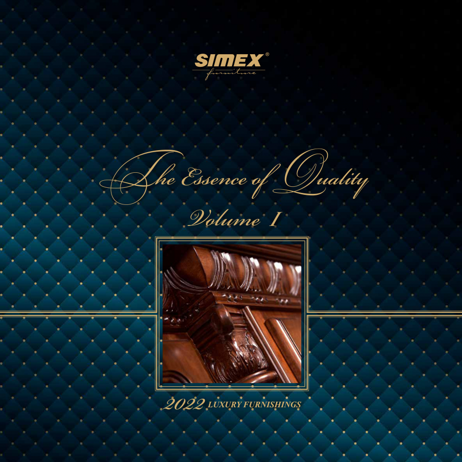 Pagina 1-Catalog mobila SIMEX The Essence of Quality - Volum 1  Catalog, brosura Engleza, Romana, Rusa The...