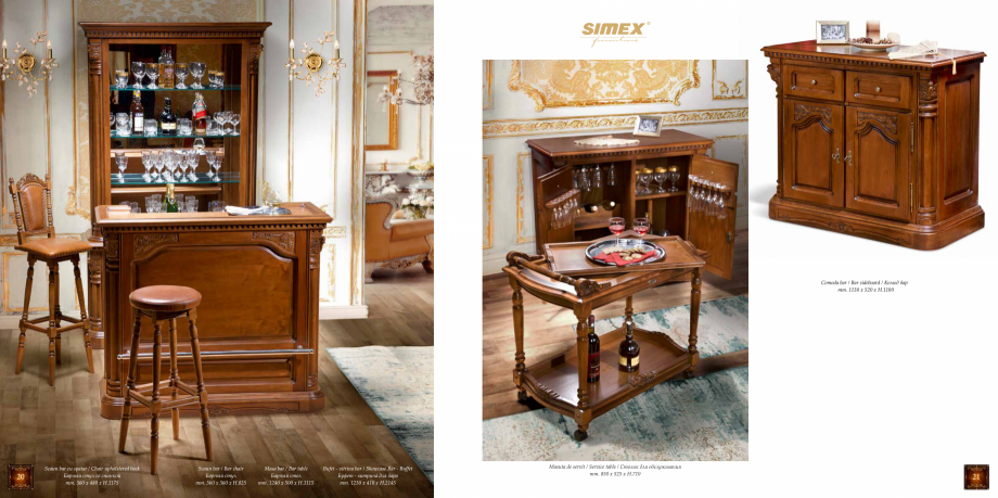 Pagina 11 - Catalog mobila SIMEX The Essence of Quality - Volum 1  Catalog, brosura Engleza, Romana,...