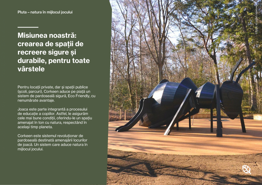 Pagina 14-Pardoseli din pluta pentru locuri de joaca Corkeen by Amorim Catalog, brosura Romana lul nostru de...