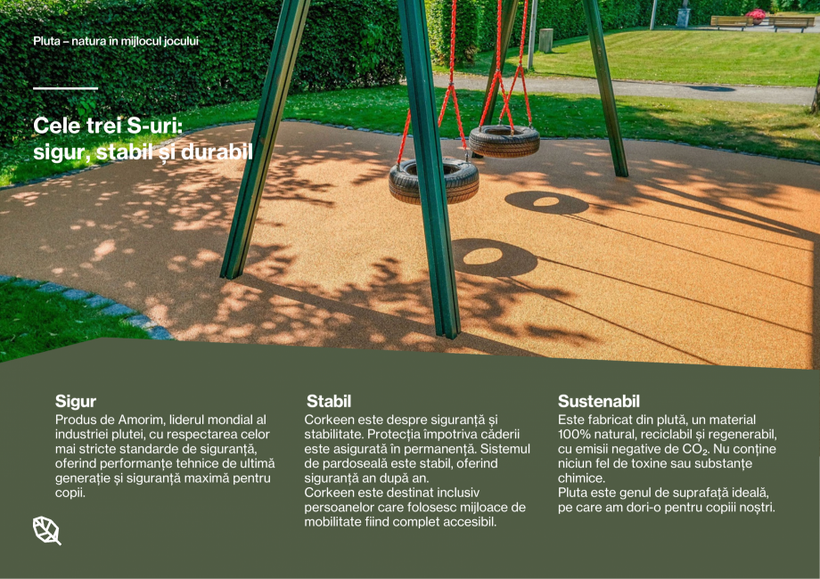 Pagina 17-Pardoseli din pluta pentru locuri de joaca Corkeen by Amorim Catalog, brosura Romana 