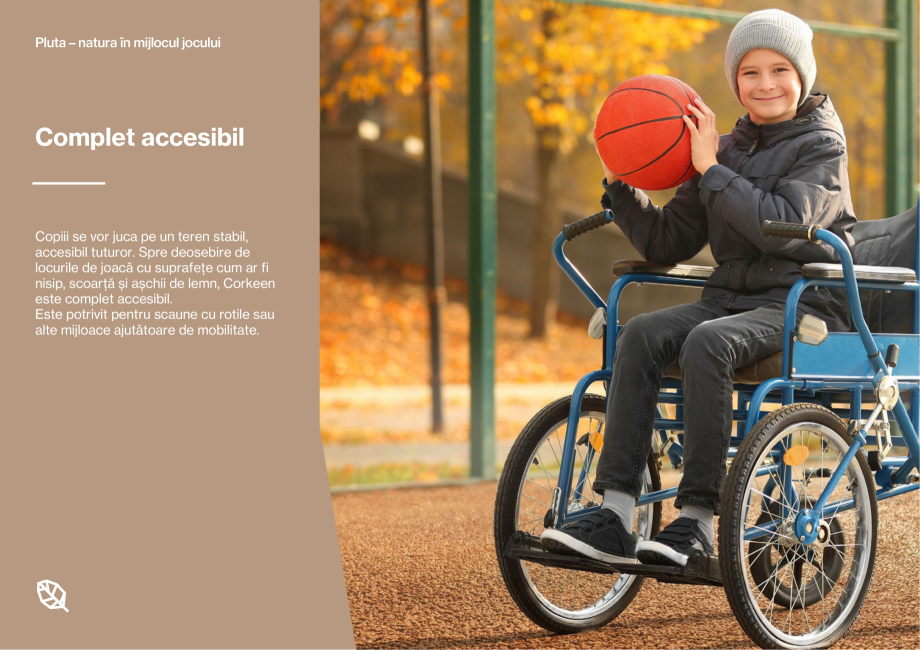 Pagina 19-Pardoseli din pluta pentru locuri de joaca Corkeen by Amorim Catalog, brosura Romana 