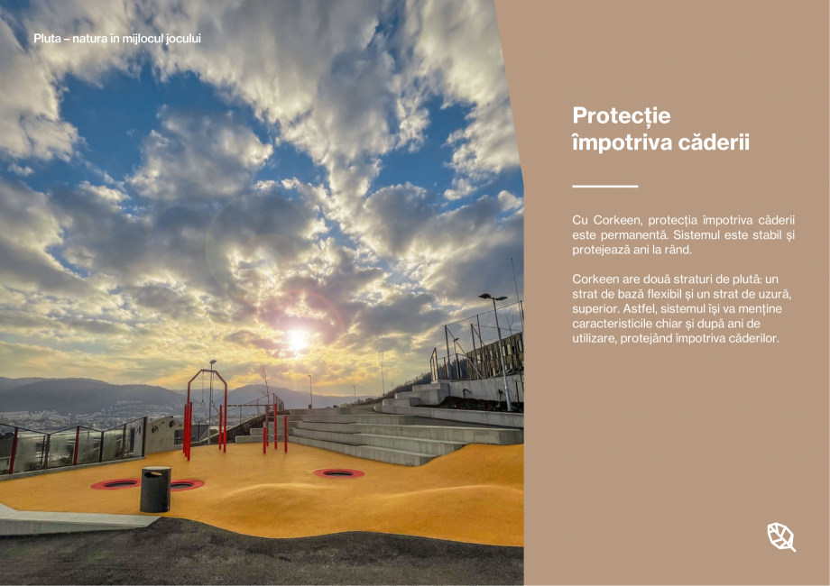Pagina 20-Pardoseli din pluta pentru locuri de joaca Corkeen by Amorim Catalog, brosura Romana 