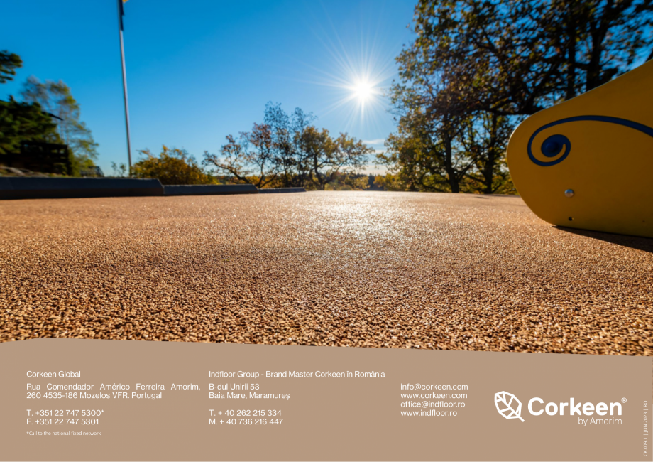 Pagina 30-Pardoseli din pluta pentru locuri de joaca Corkeen by Amorim Catalog, brosura Romana 