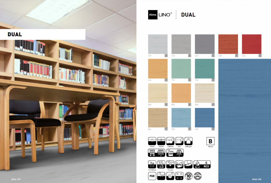 Pagina 1-Pardoseala din PVC Fatra Dual Fisa tehnica Romana 