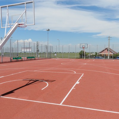 CONICA teren baschet - Pardoseli turnate CONICA pentru terenuri sportive outdoor
