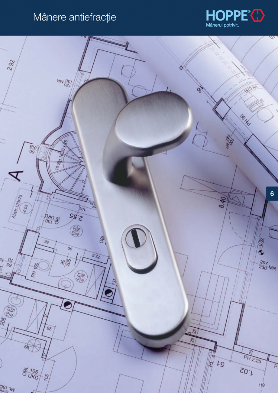 Pagina 1-Manere antiefractie HOPPE Catalog, brosura Romana 