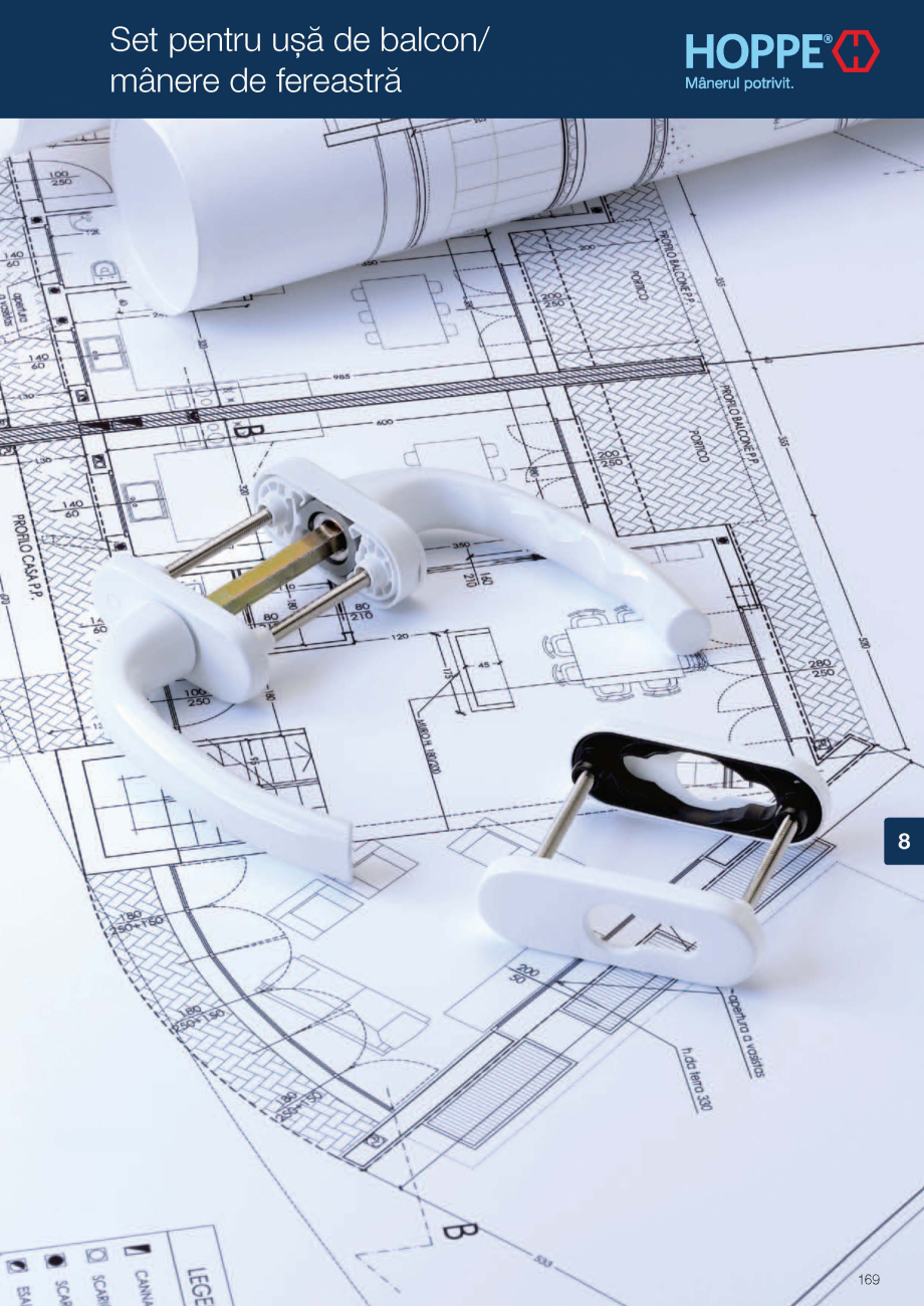 Pagina 1-Set pentru usa de balcon manere de fereastra HOPPE Catalog, brosura Romana 
