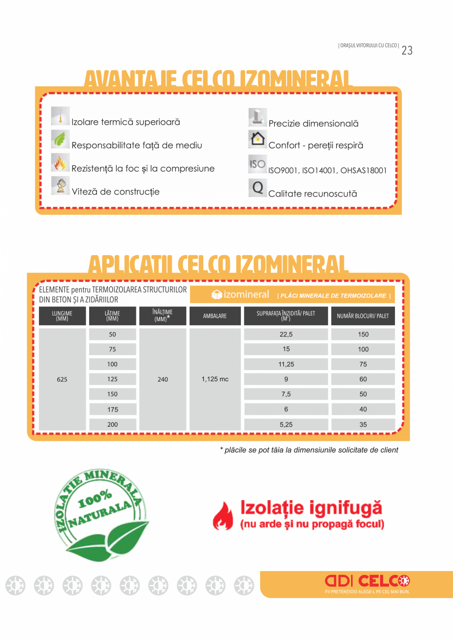 Pagina 23-Pliant CELCO 2019 CELCO Var industrial bulgari, calcic nestins, CL90-Q lu, Var calcic hidratat...
