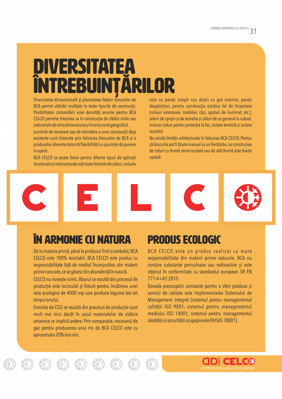 Pagina 31 - Pliant CELCO 2019 CELCO Var industrial bulgari, calcic nestins, CL90-Q lu, Var calcic...