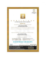 Certificat ISO 9001:2015 CELCO