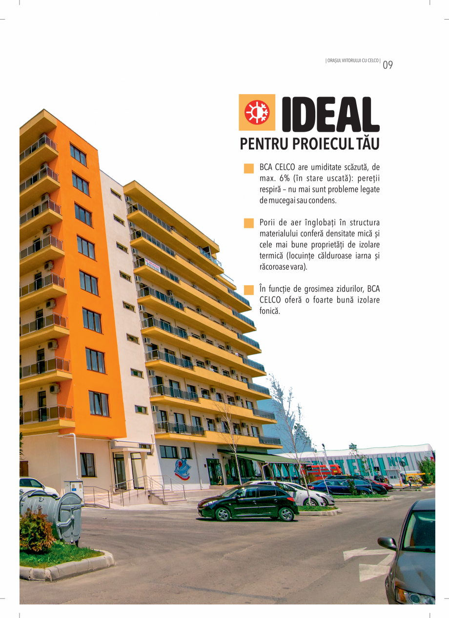 Pagina 9 - BCA - beton celular autoclavizat CELCO MEGATERM, MEGATERM PLUS, STANDARD, STRUCTOTERM,...
