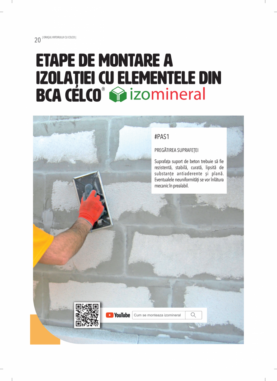 Pagina 20-BCA - beton celular autoclavizat CELCO MEGATERM, MEGATERM PLUS, STANDARD, STRUCTOTERM, SUPERBLOCK...
