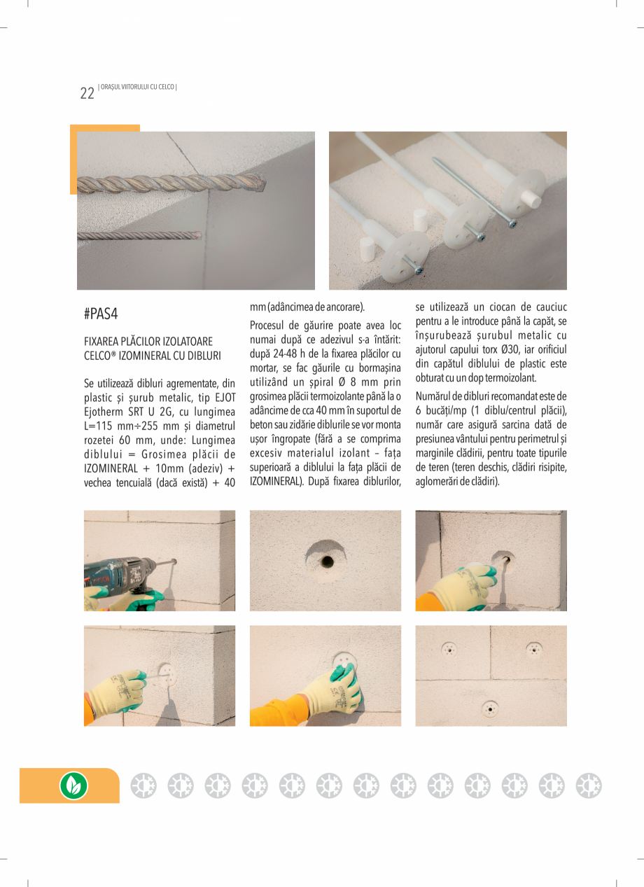 Pagina 22-BCA - beton celular autoclavizat CELCO MEGATERM, MEGATERM PLUS, STANDARD, STRUCTOTERM, SUPERBLOCK...