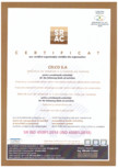 Certificat ISO 45001:2018 CELCO
