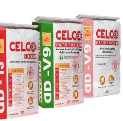 Mortare adezive pentru termosisteme CELCO