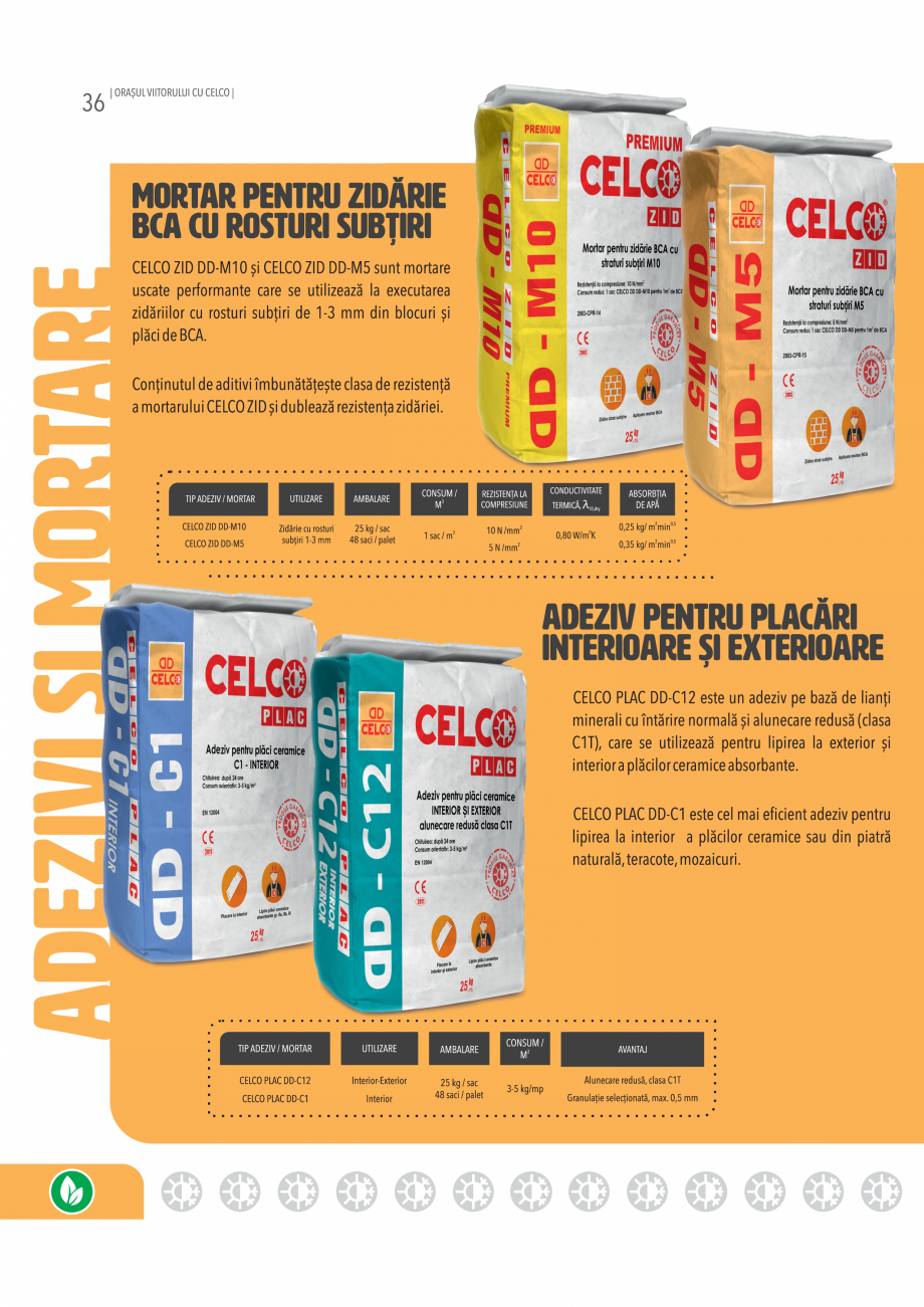 Pagina 36 - Pliant CELCO General 2024 CELCO Catalog, brosura Romana 