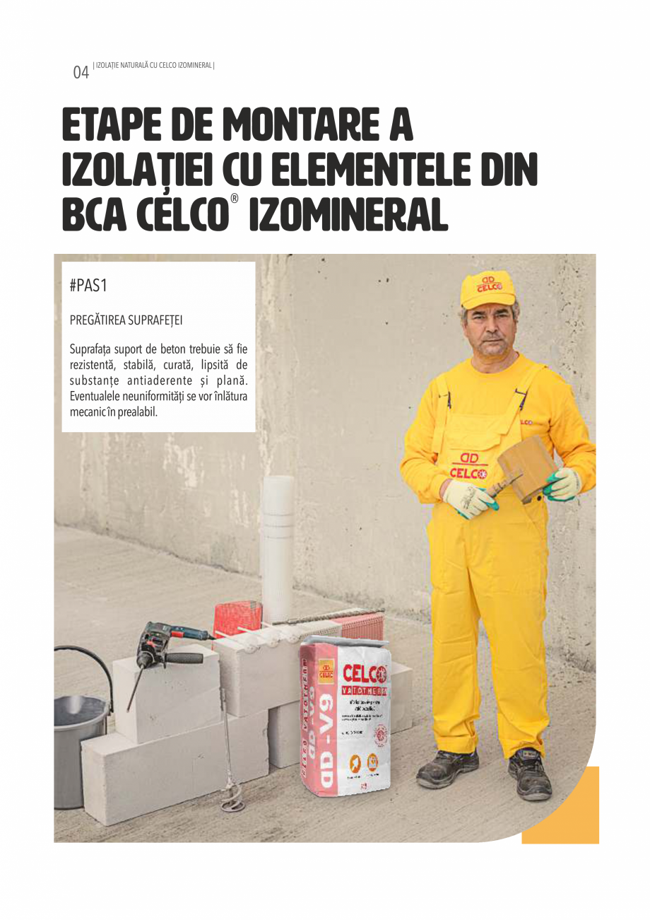 Pagina 4-Termoizolatie naturala cu IZOMINERAL CELCO Catalog, brosura Romana 