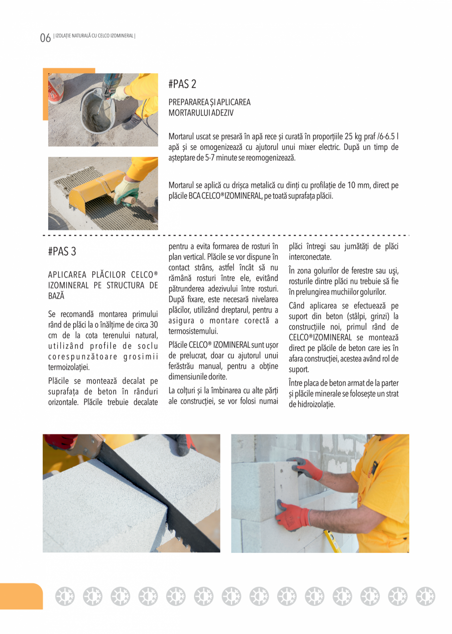 Pagina 8 - Placi minerale termoizolatoare Izomineral 2024 CELCO Catalog, brosura Romana 