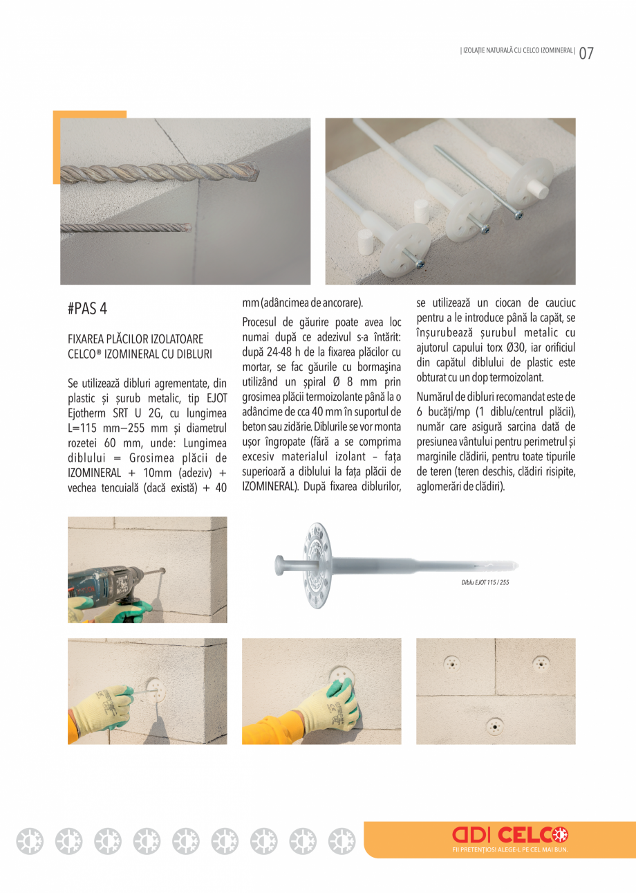 Pagina 9 - Placi minerale termoizolatoare Izomineral 2024 CELCO Catalog, brosura Romana 