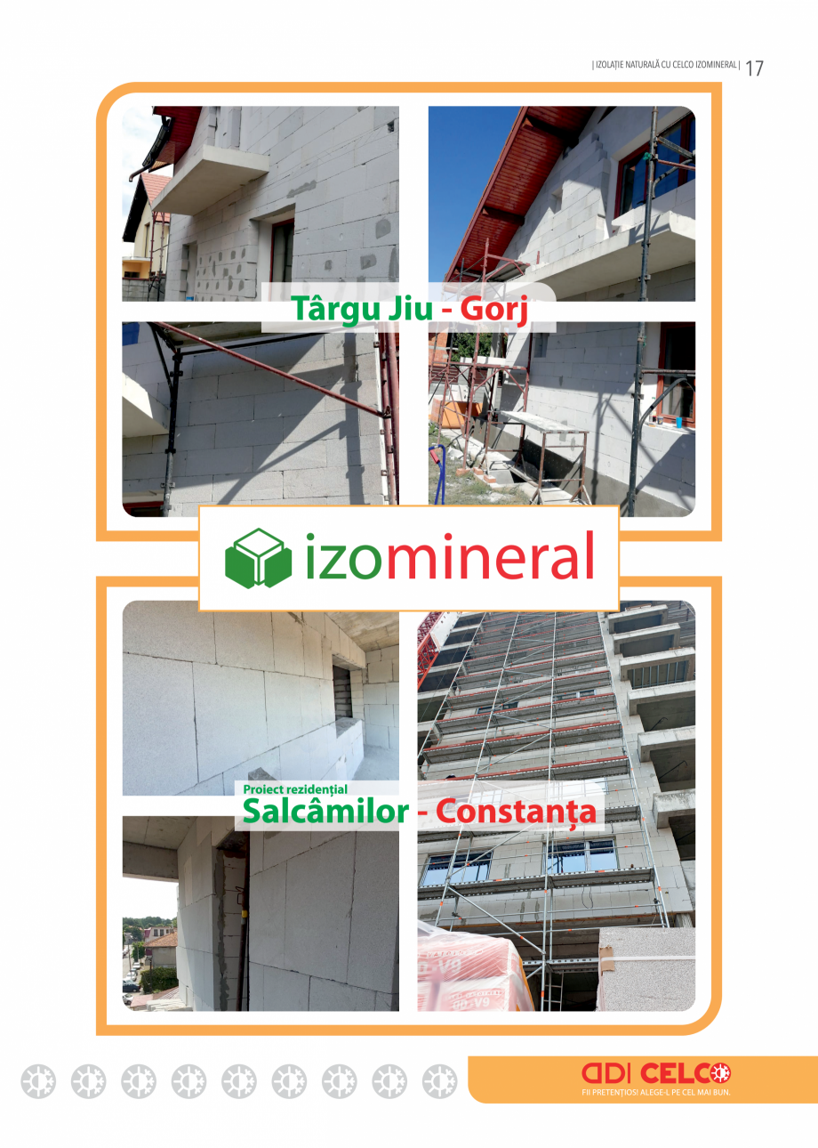 Pagina 19 - Placi minerale termoizolatoare Izomineral 2024 CELCO Catalog, brosura Romana 