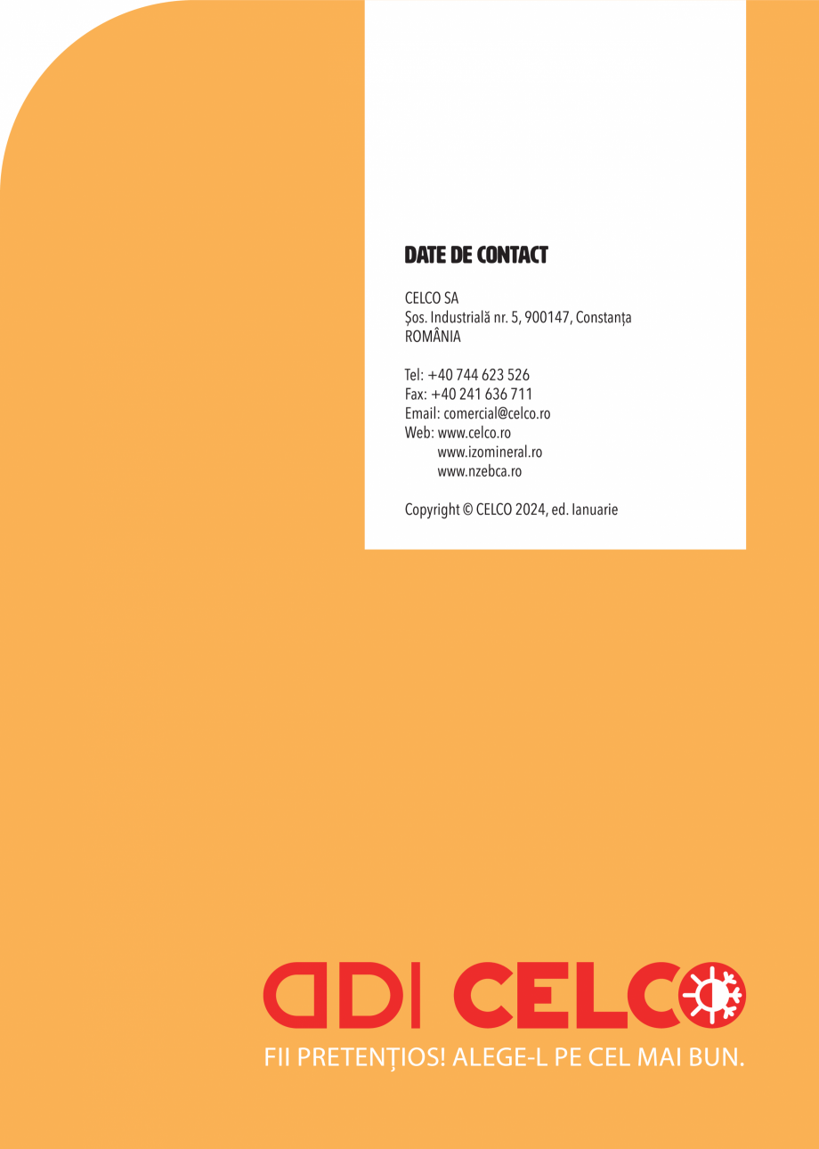Pagina 32 - Placi minerale termoizolatoare Izomineral 2024 CELCO Catalog, brosura Romana 
