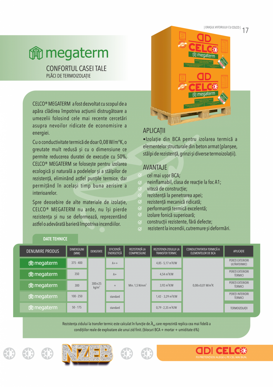 Pagina 17-Pliant CELCO General 2024 CELCO IZOMINERAL Catalog, brosura Romana 