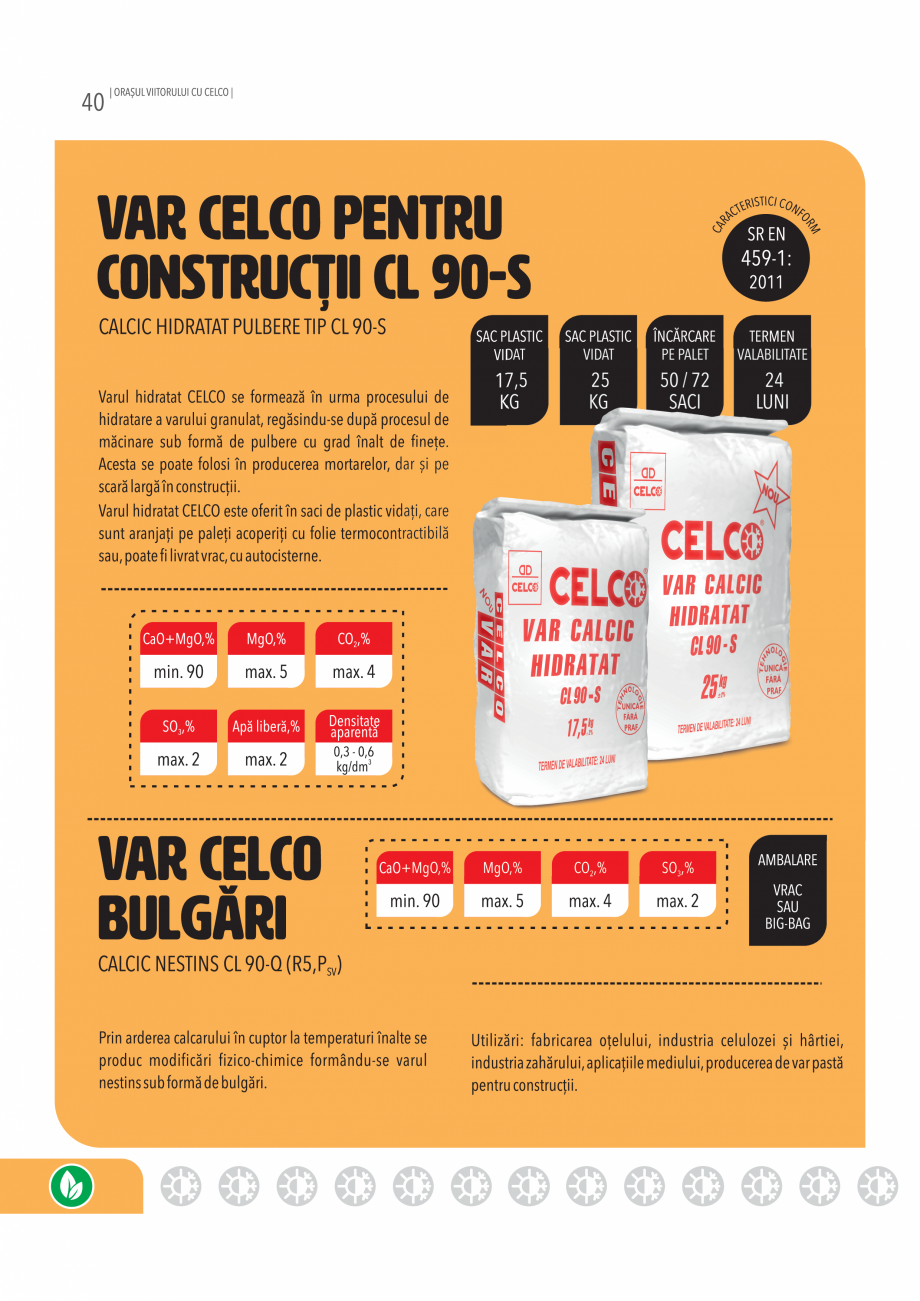 Pagina 40-Pliant CELCO General 2024 CELCO IZOMINERAL Catalog, brosura Romana 