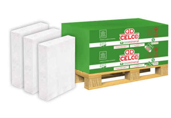 Termoizolatie minerala naturala pentru structuri din beton si zidarii CELCO