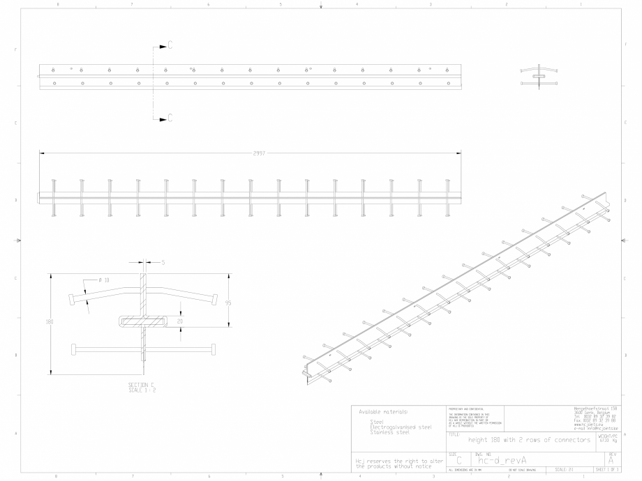 Pagina 1-CAD-DWG Profile pentru rosturi 180x5 HCJ Detaliu de produs HC-Delta (+) 
