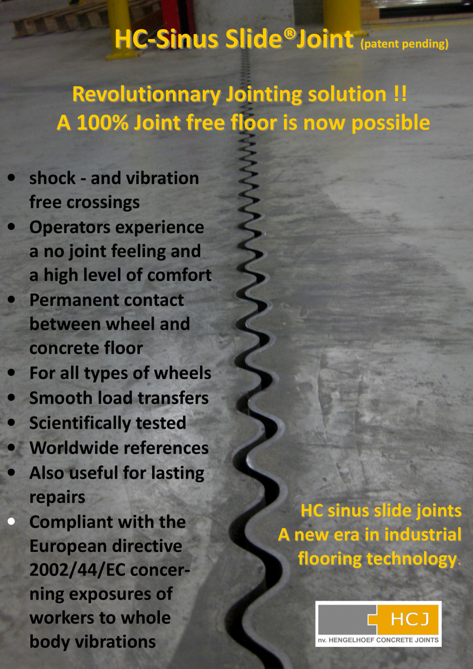 Pagina 1-Solutii de imbinari revolutionare HCJ HC-Omega Sinus Slide Catalog, brosura Engleza HC-Sinus...