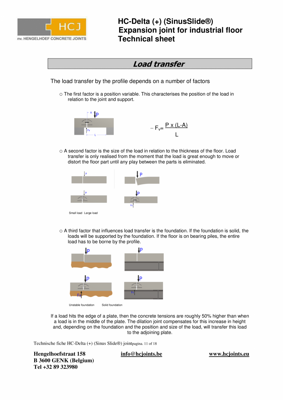Pagina 11-Profile de dilatatie pentru pardoseli industriale HCJ HC-Delta (+) Fisa tehnica Engleza 23980
...