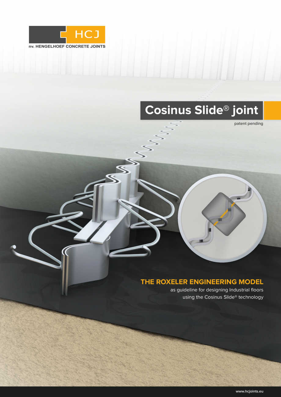 Pagina 1-Profile de dilatatie pentru pardoseli industriale HCJ Cosinus Slide Fisa tehnica Engleza Cosinus...