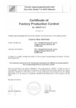 Certificare produs - Controlul productiei in fabrica Cosinus Slide 160/215x5 HCJ - 