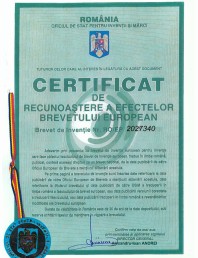 Certificare produs - Certificat de recunoastere
