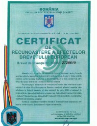 Certificare produs - Certificat de recunoastere