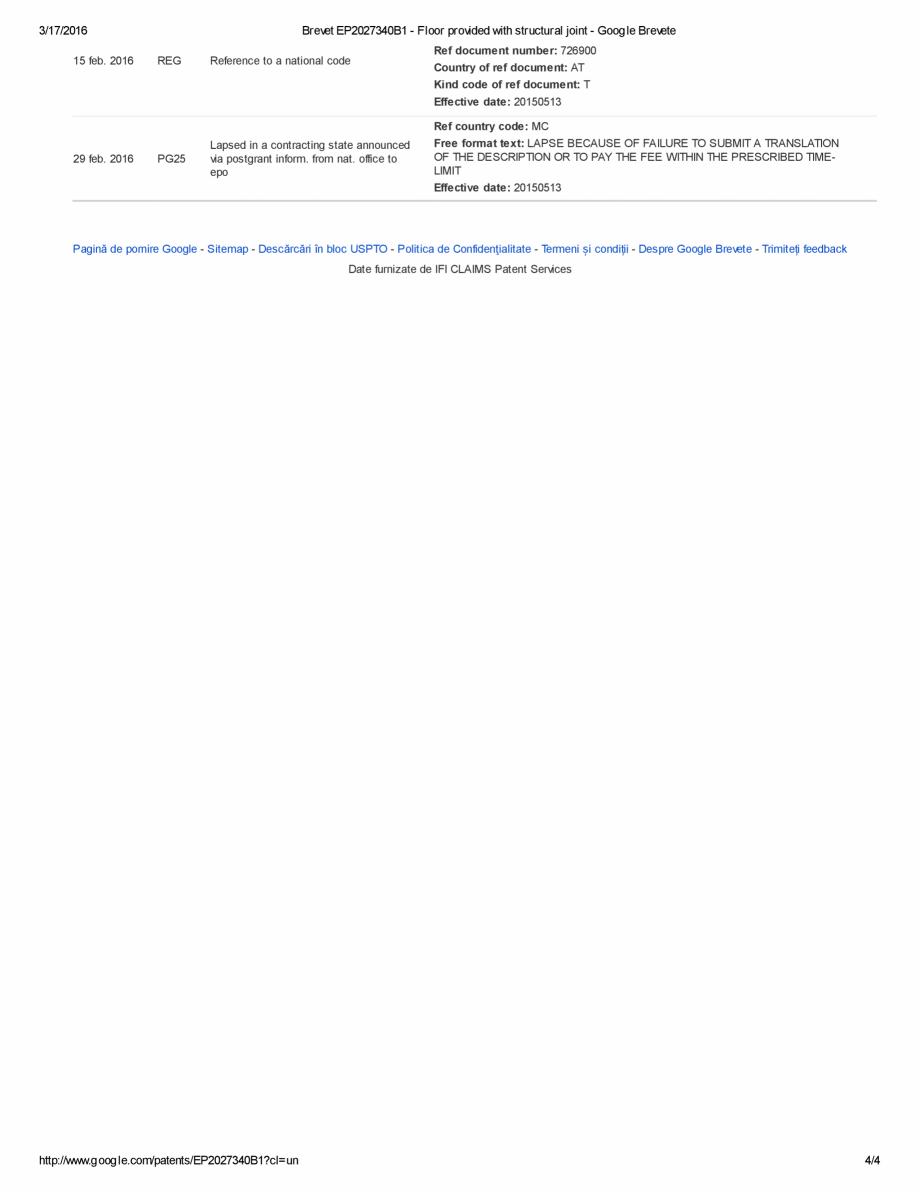 Pagina 4-Certificare produs - Profile de dilatatii pentru podele  HCJ HC Mini Omega, Cosinus Slide, HC-Delta ...