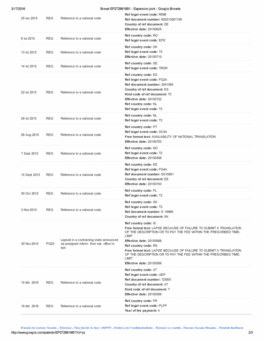 Pagina 2-Cerificare produs - Profile de dilatatie HCJ Cosinus Slide, HC-Delta (+), HC-Delta Sinus Slide,...