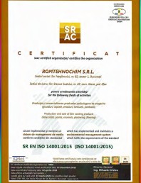 Certificat ISO-14001