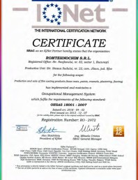 Certificat ISO-18001-IqNet